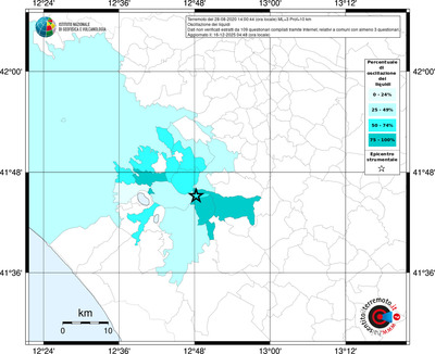 Mappa territorio comunale con almeno 3 questionari