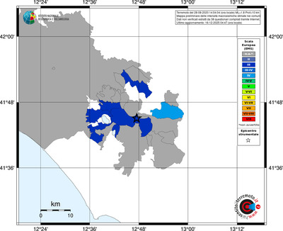 Mappa EMS - territori comuni