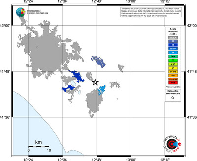 Mappa MCS - territori località