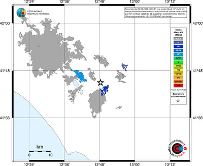 Mappa MCS - territori località