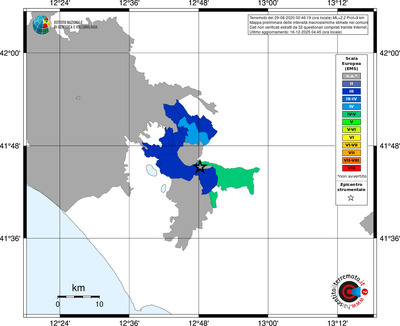 Mappa EMS - territori comuni