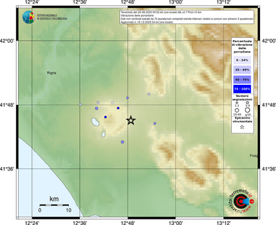 Mappa comuni con almeno 3 questionari