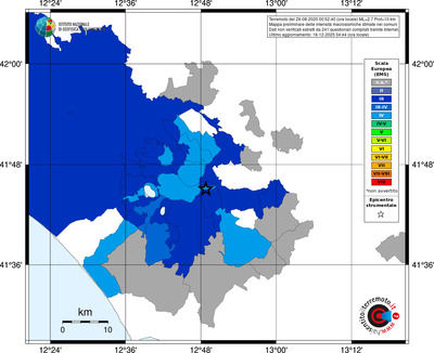Mappa EMS - territori comuni