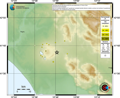 Mappa comuni con almeno 3 questionari
