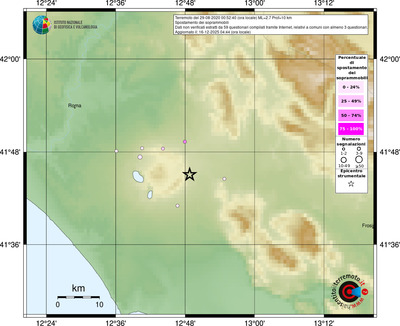 Mappa comuni con almeno 3 questionari