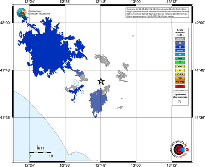 Mappa MCS - territori località