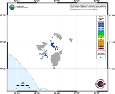 Mappa MCS - territori località