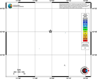 Mappa EMS - territori località