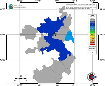 Mappa EMS - territori comuni