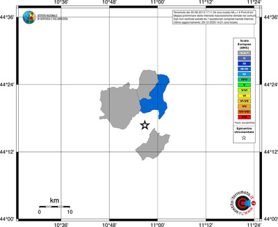 Mappa EMS - territori comuni