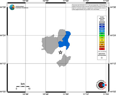 Mappa MCS - territori comuni