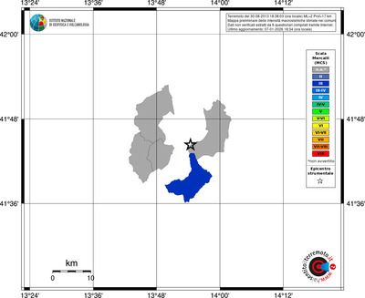 Mappa MCS - territori comuni