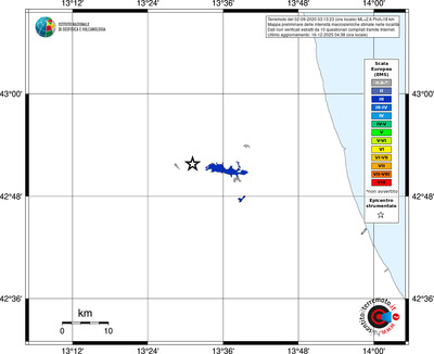 Mappa EMS - territori località