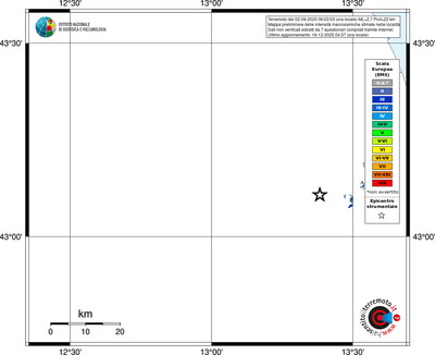 Mappa EMS - territori località