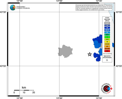 Mappa MCS - territori comuni