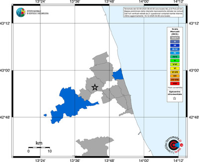 Mappa MCS - territori comuni