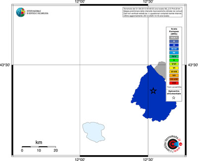 Mappa EMS - territori comuni