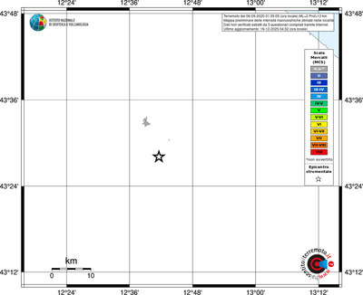 Mappa MCS - territori località