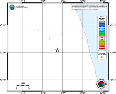 Mappa EMS - territori località