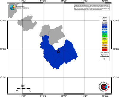 Mappa EMS - territori comuni