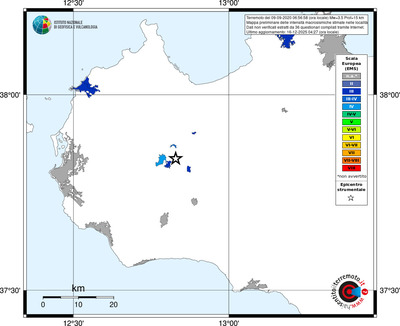 Mappa EMS - territori località