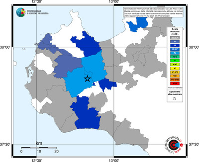 Mappa MCS - territori comuni
