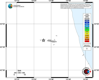 Mappa EMS - territori località