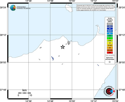 Mappa EMS - territori località