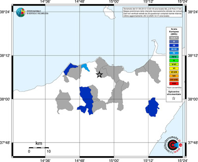 Mappa EMS - territori comuni