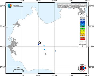 Mappa EMS - territori località