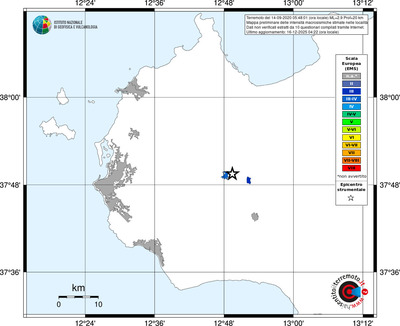 Mappa EMS - territori località