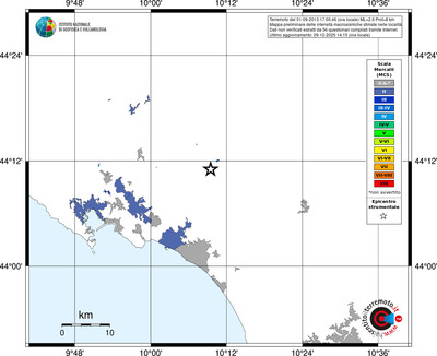 Mappa MCS - territori località