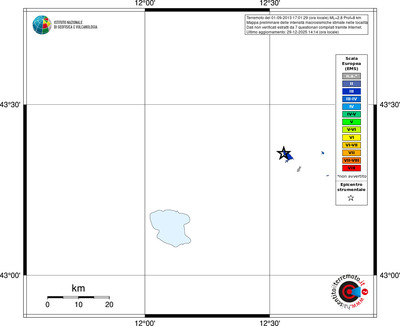 Mappa EMS - territori località