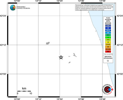 Mappa EMS - territori località