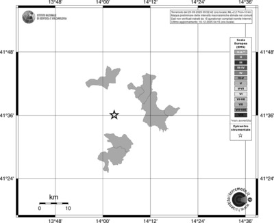 Mappa EMS - territori comuni