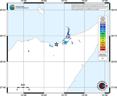 Mappa EMS - territori località