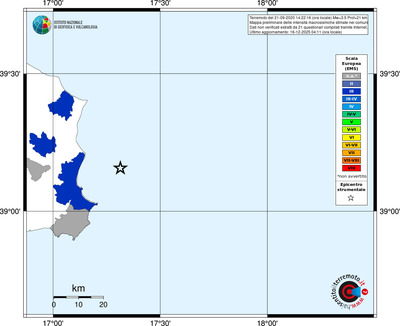 Mappa EMS - territori comuni