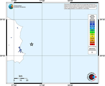 Mappa MCS - territori località