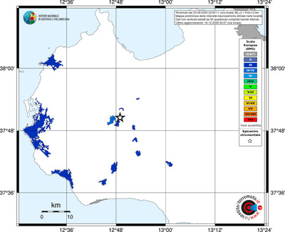 Mappa EMS - territori località