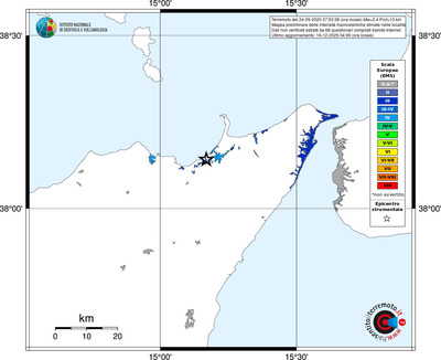 Mappa EMS - territori località