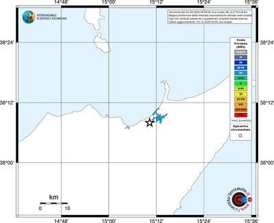 Mappa EMS - territori località