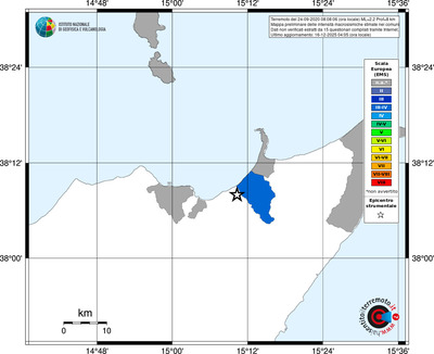 Mappa EMS - territori comuni