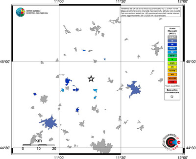 Mappa MCS - territori località