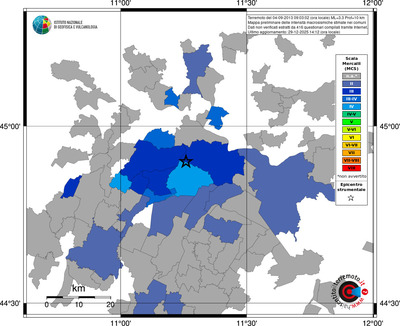 Mappa MCS - territori comuni