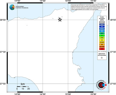 Mappa EMS - territori località