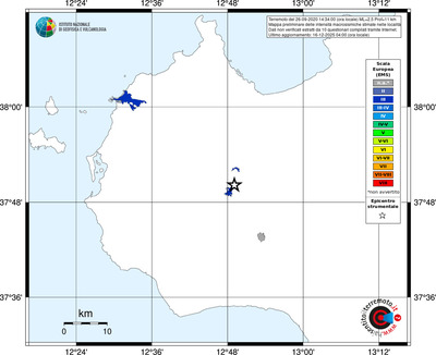 Mappa EMS - territori località