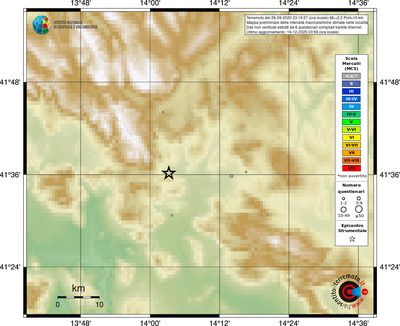 Mappa MCS - località