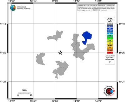 Mappa EMS - territori comuni