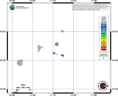 Mappa MCS - territori località