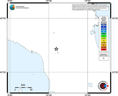 Mappa EMS - territori località